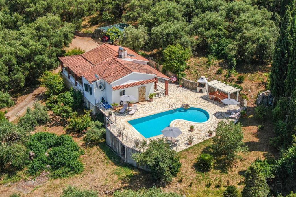 Villa Olive Grove And Sea View Agios Spyridon  Dış mekan fotoğraf
